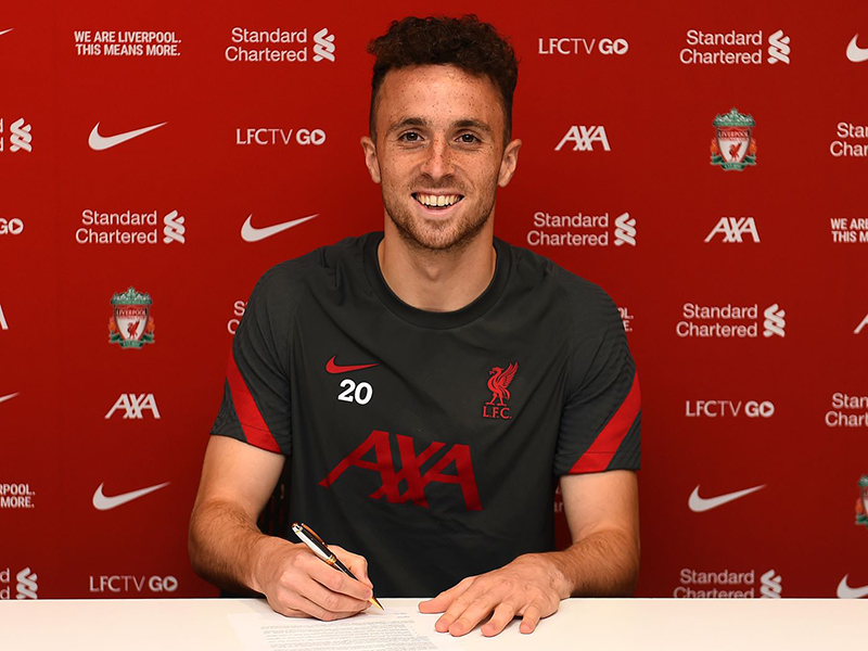 ليفربول يتعاقد رسميًا مع ديوغو جوتا بعقد طويل الأمد